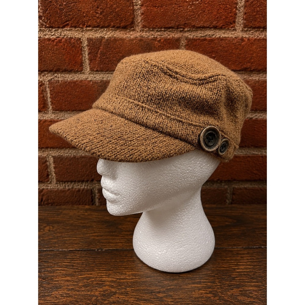 Y2K Cadet Hat Military Cap 2000s Boho Indie Cottagecore Gorpcore Military Cao